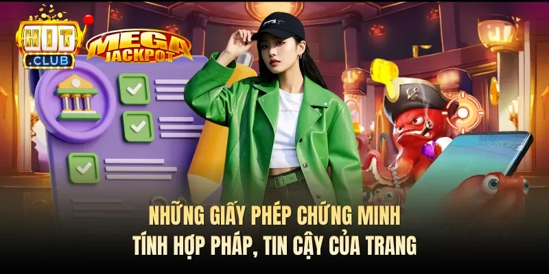 Những giấy phép chứng minh tính hợp pháp, tin cậy của trang